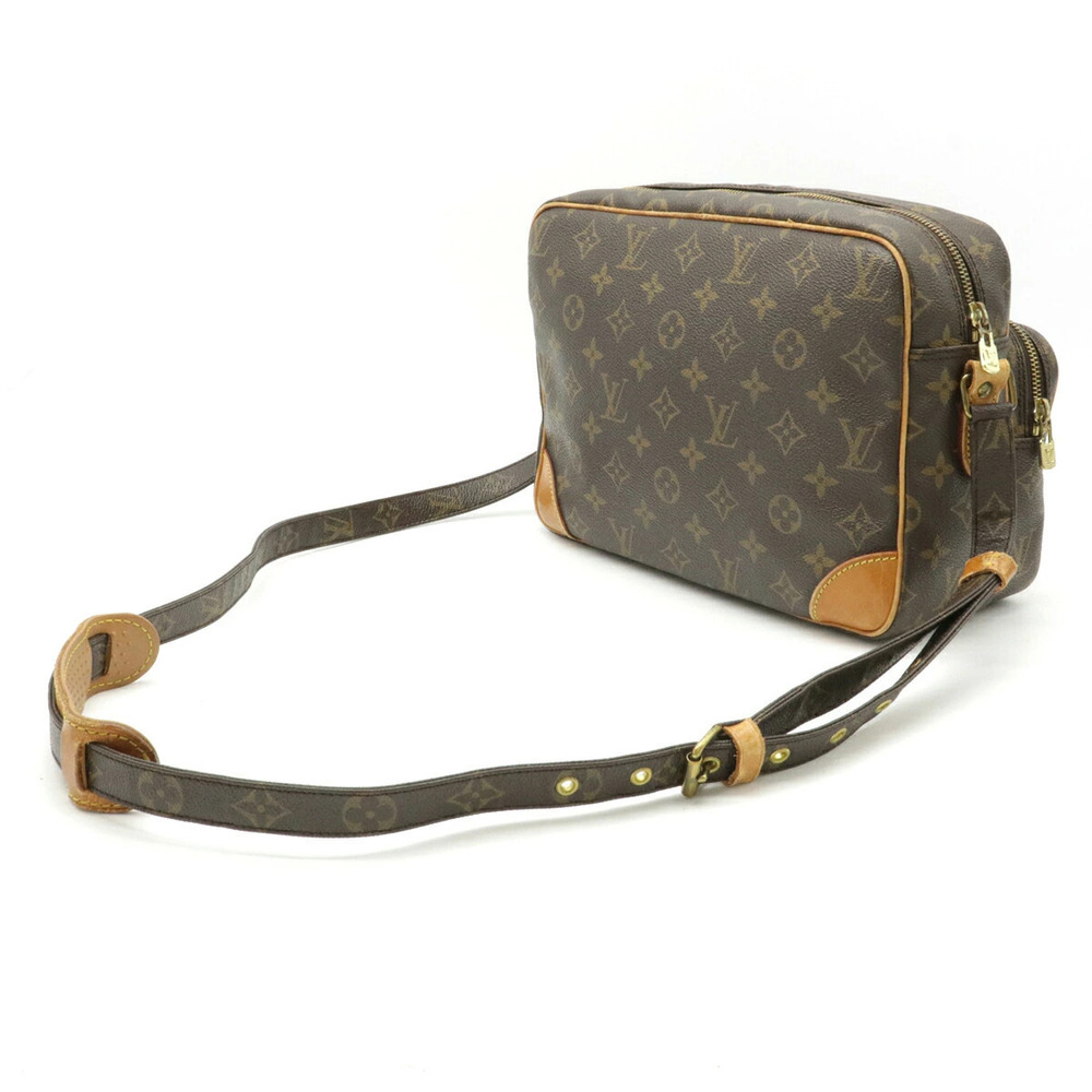 Louis Vuitton Nile Monogram Crossbody Shoulder Bag Messenger Brown